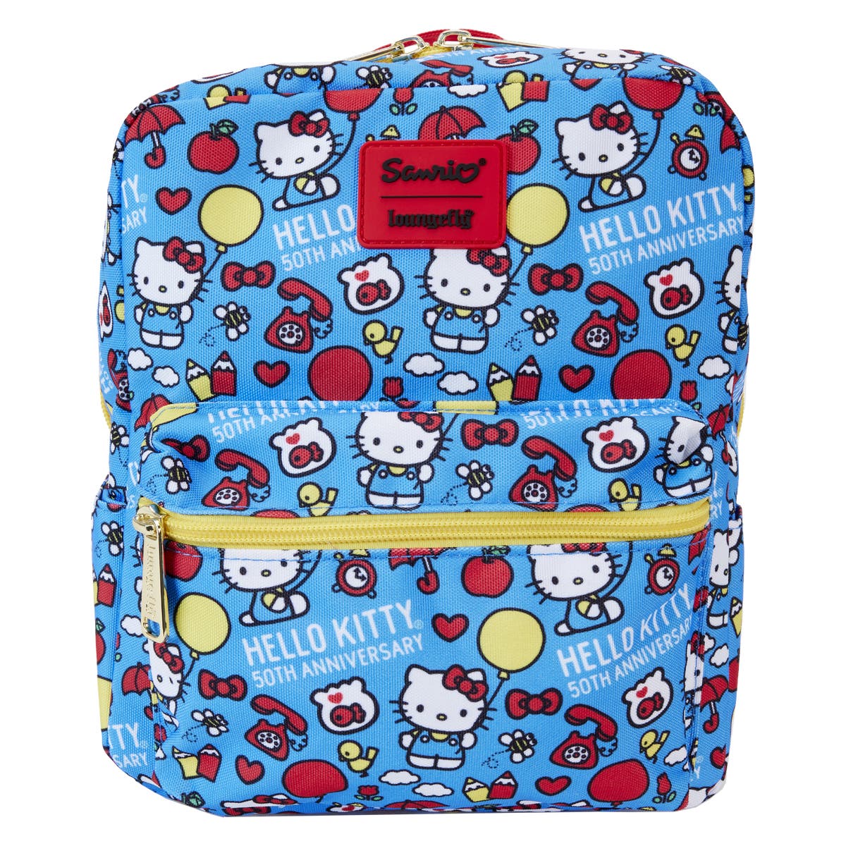 Hello Kitty 50th Anniversary All-Over Print Nylon Square 