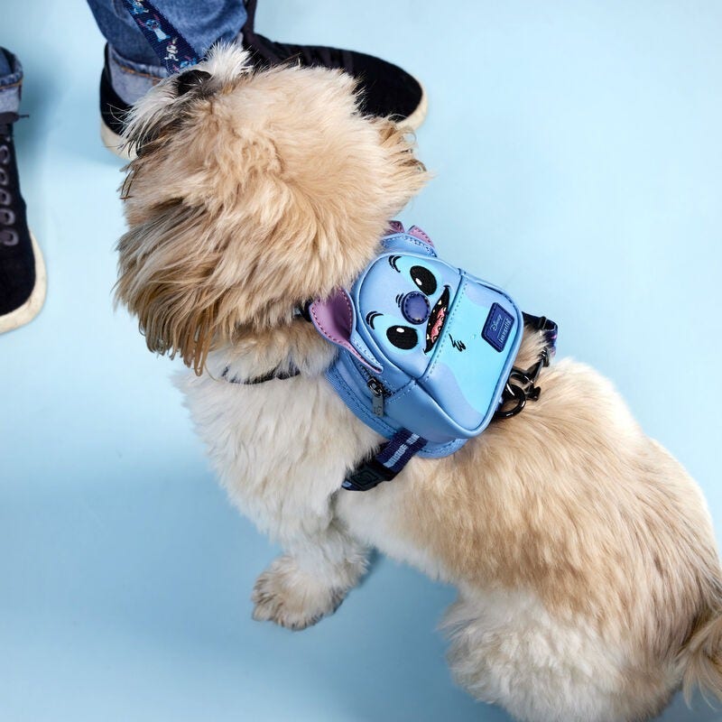 Stitch Cosplay Mini Backpack Dog Harness Three Little Mingos