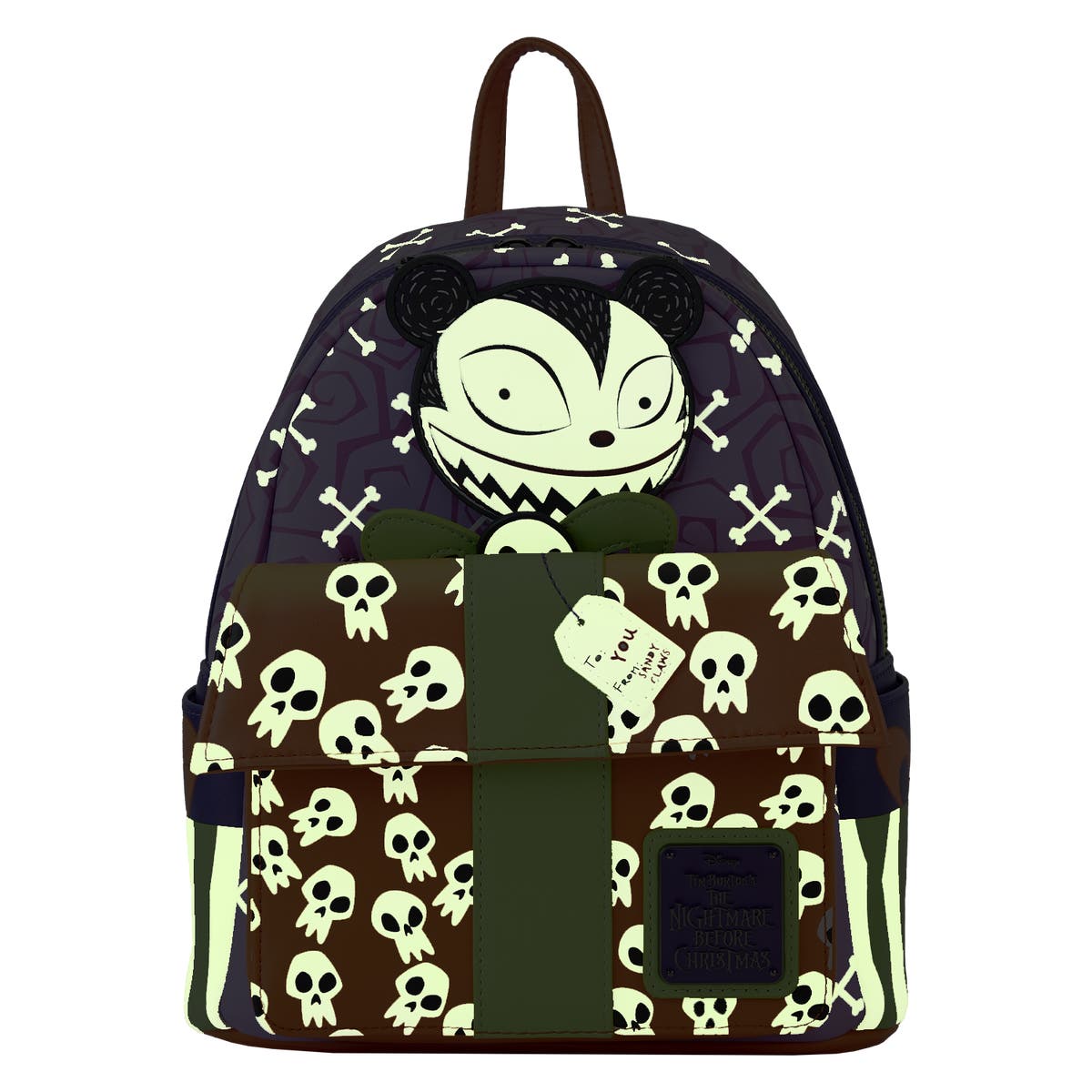 Nightmare Before Christmas Scary Teddy Present Mini Backpack  display picture 3