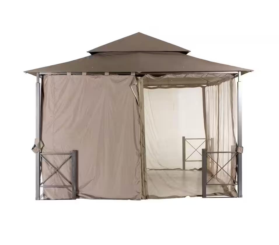 Hampton Bay Replacement Canopy Outdoor Patio for 12 x 12 Harbor  Gazebo