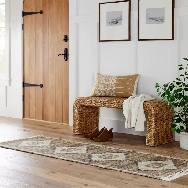 Shiffer Waterfall Woven Bench - Thumbnail 3