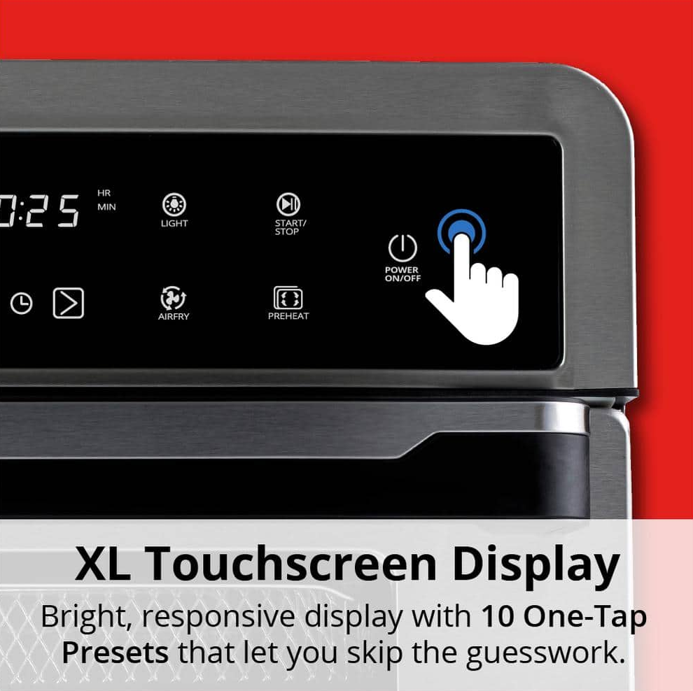 ARIA All-in-1 Premium 30 Qt. Air Fryer Toaster Oven - Thumbnail 5