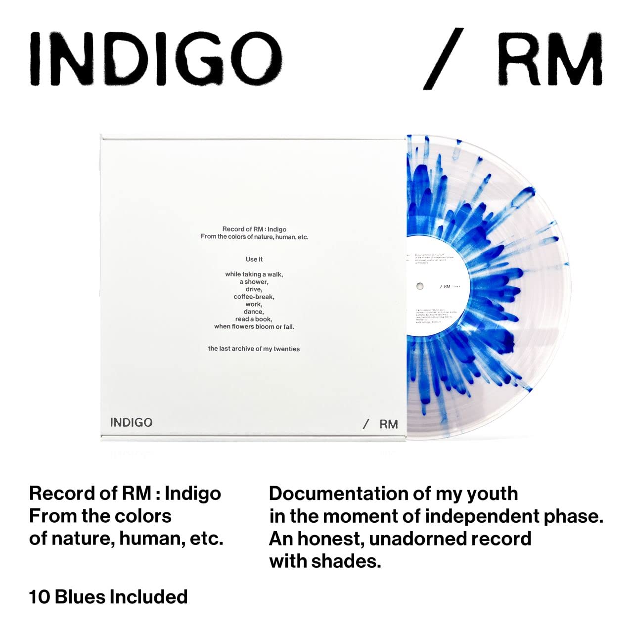 RM (BTS) - 'Indigo' (Vinyl) | Tucker's Treasures