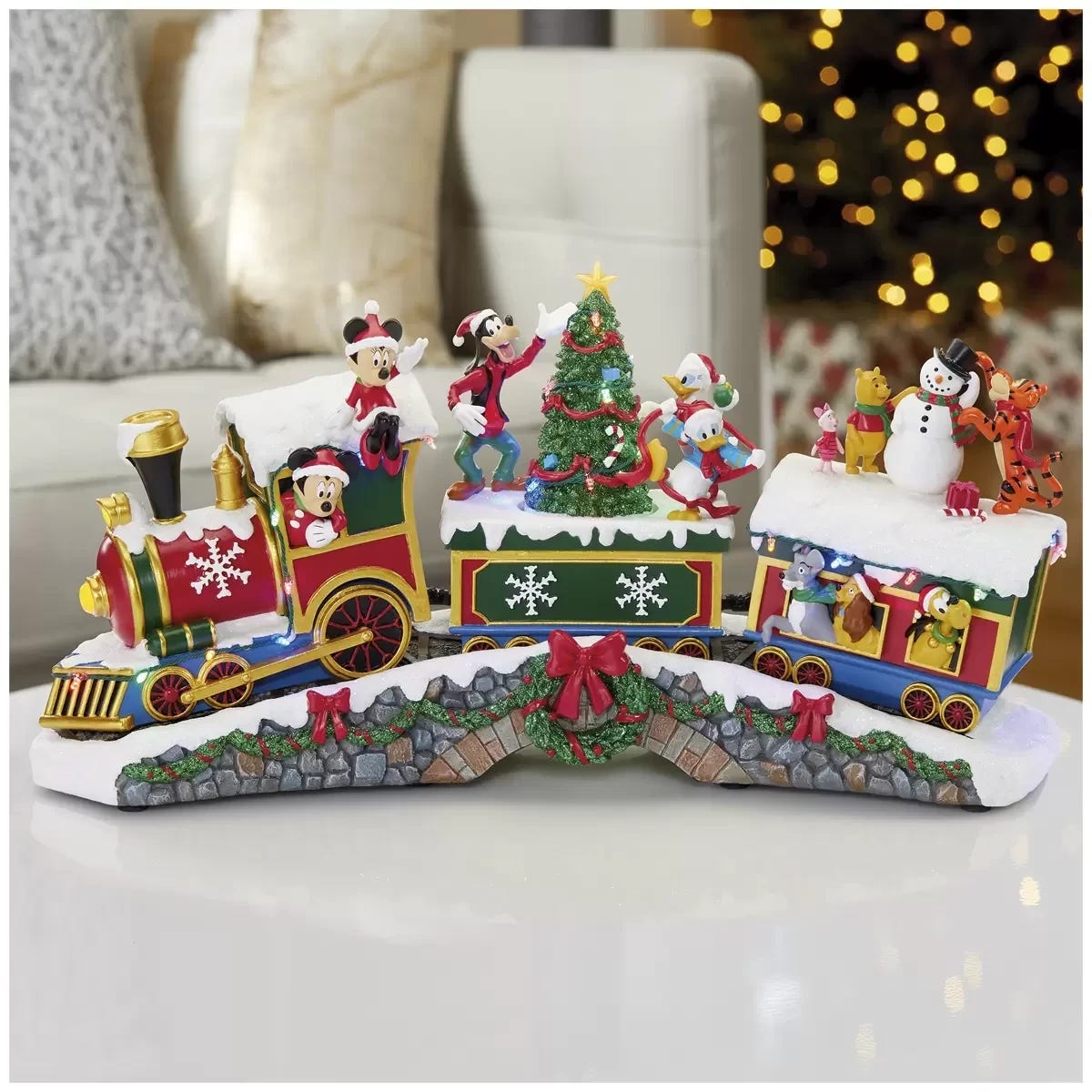 Disney Animated Holiday Train with Lights and Music | Tucker's