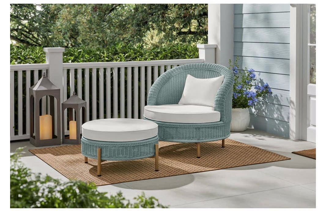 Wicker Waterproof Outdoor Lounge Chairs Wicker Chaise Lounge With