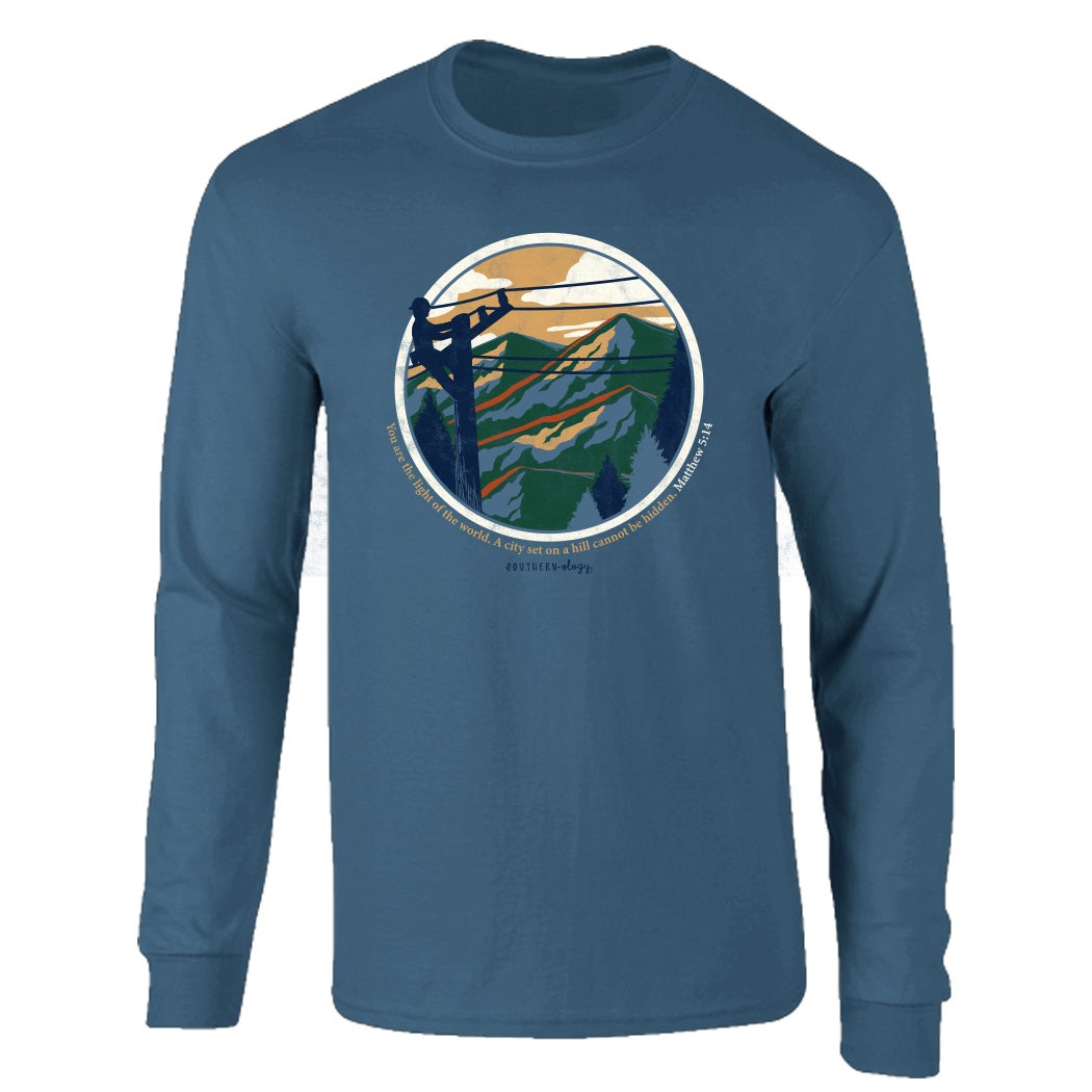 Lineman Light Hurricane Relief Long Sleeve Tee | Under the 
