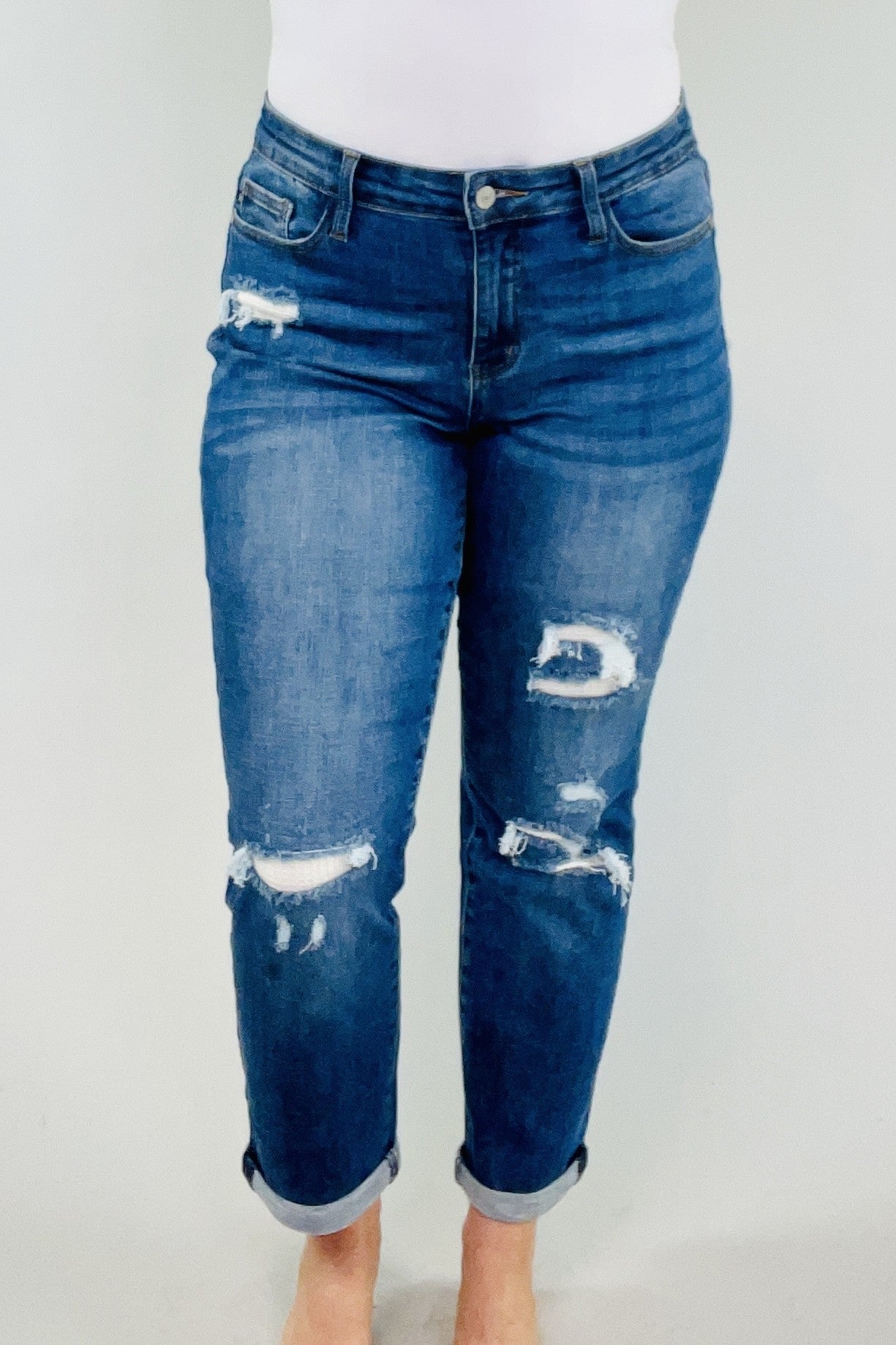 The SAVANNAH Mid-Rise Boyfriend Thermal 