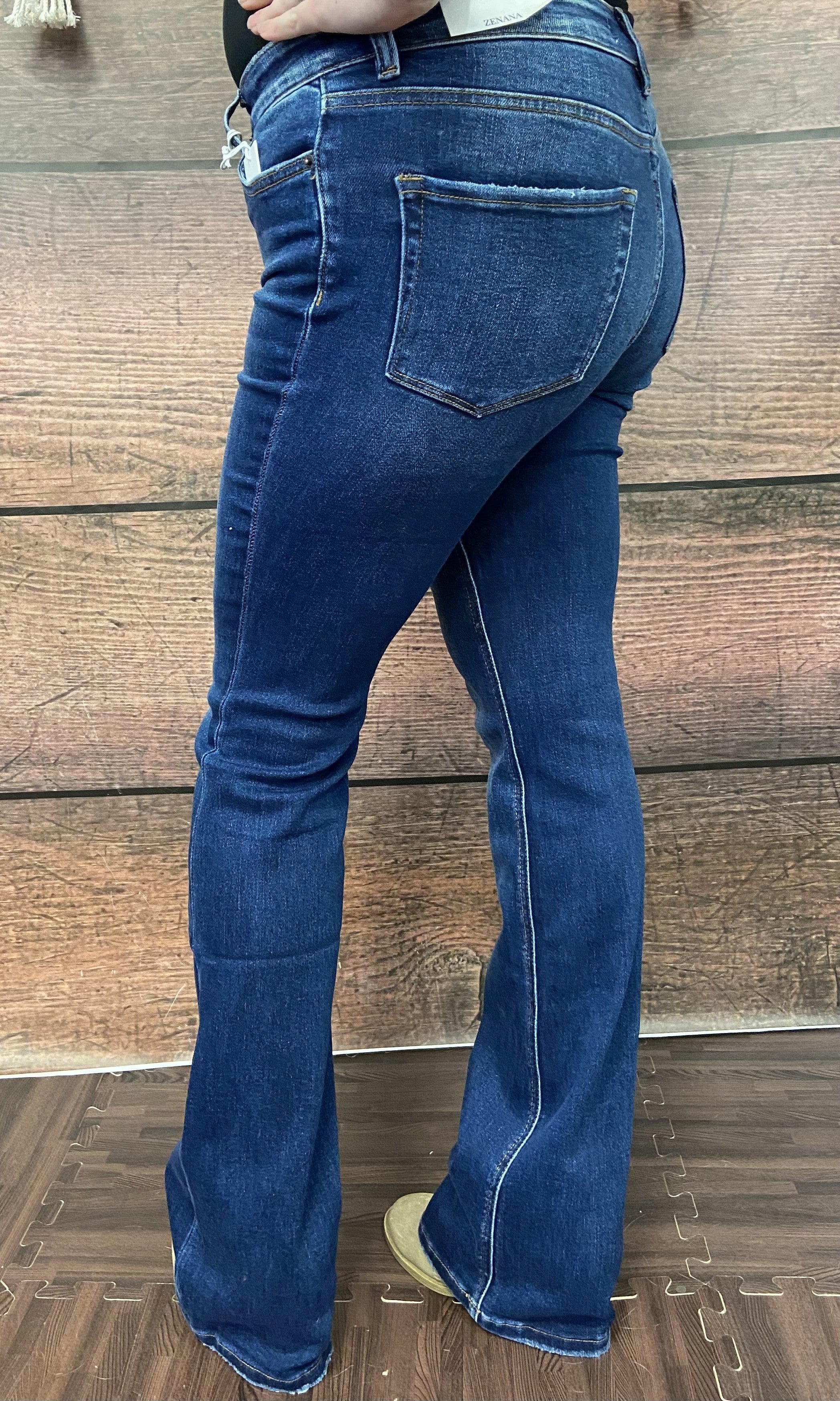 Zenana Dark Wash Bootcut Jeans | Val 