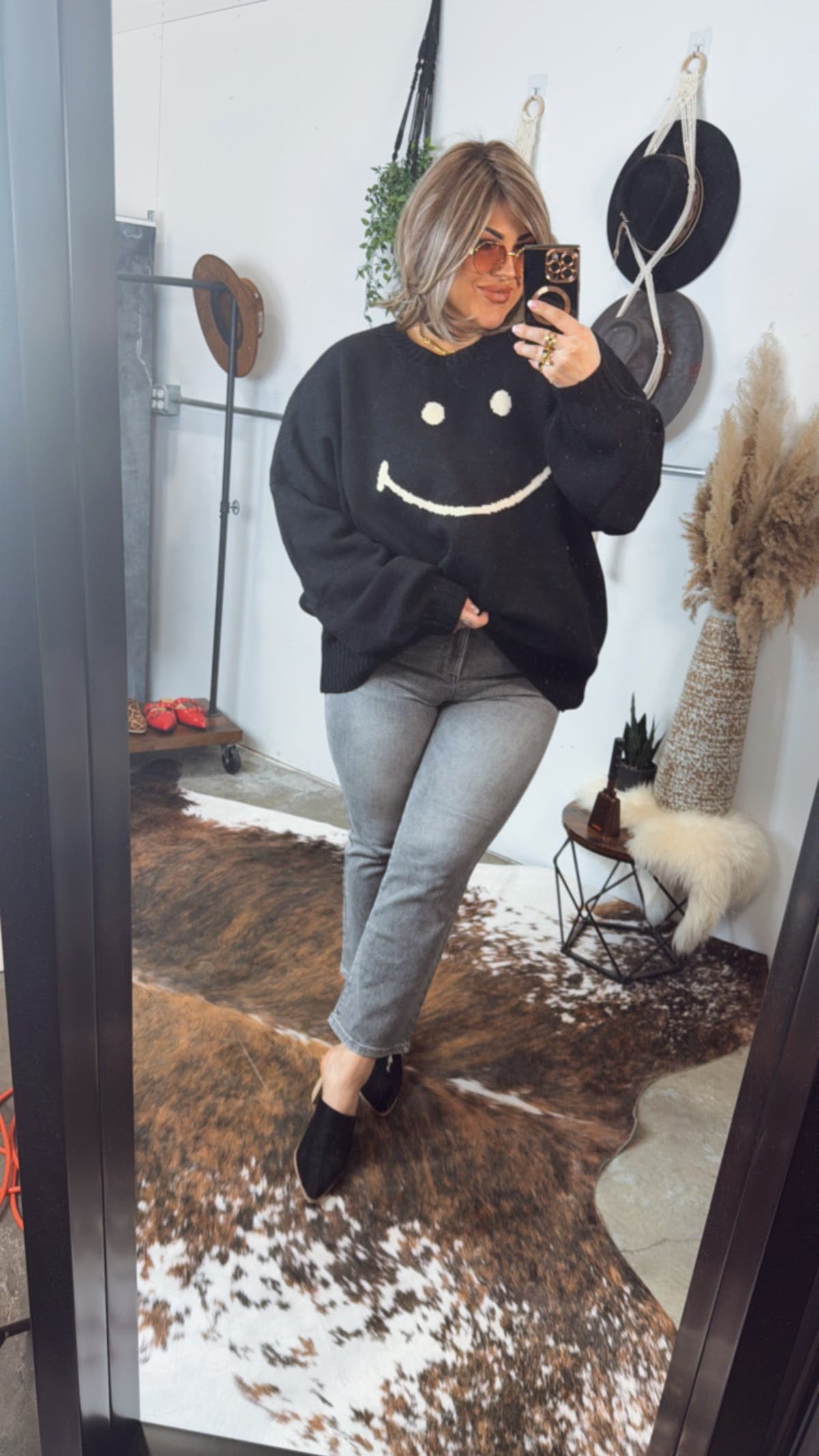 Suede Mule Heels - BLACK