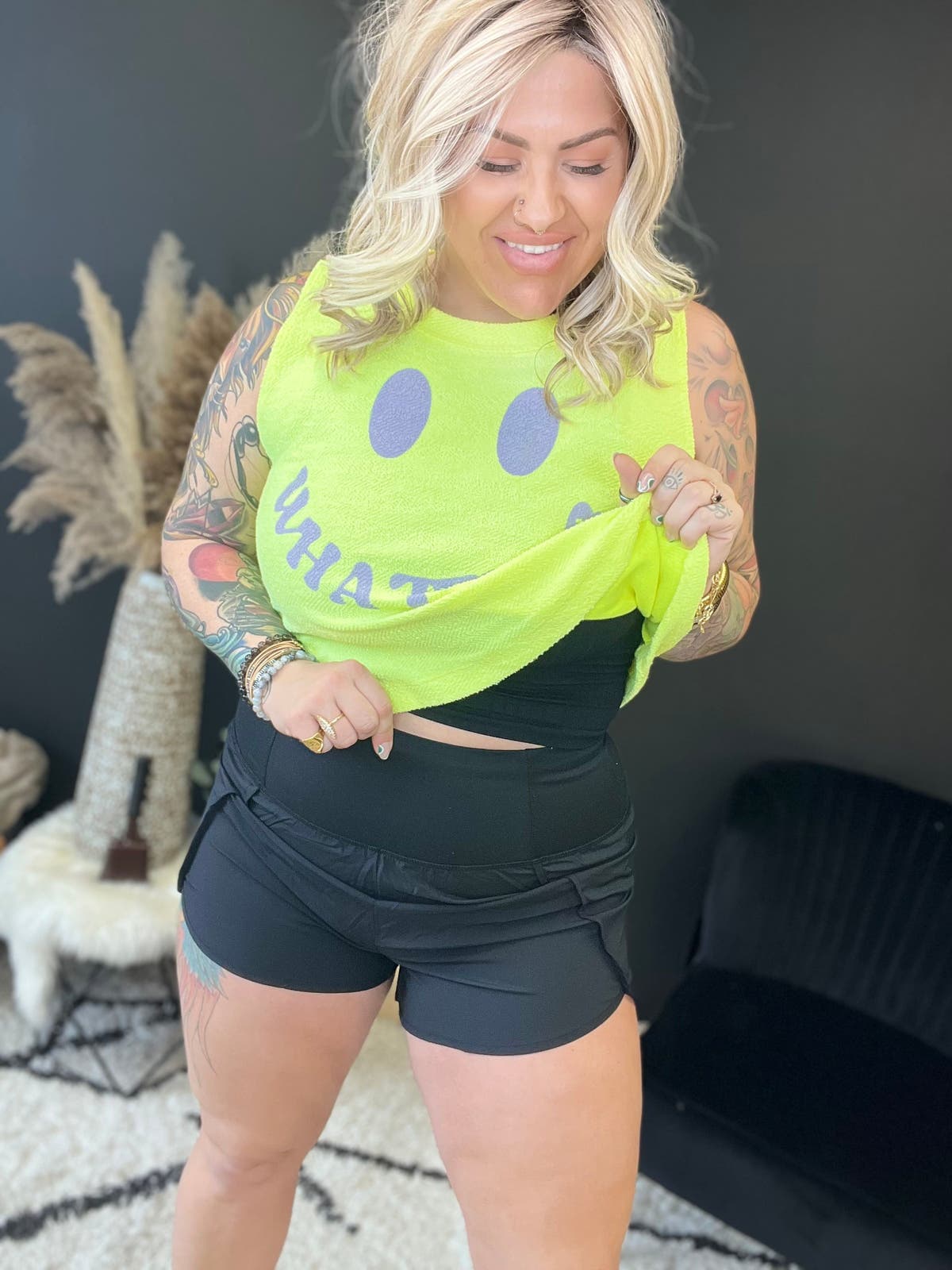 High Waist Running Shorts