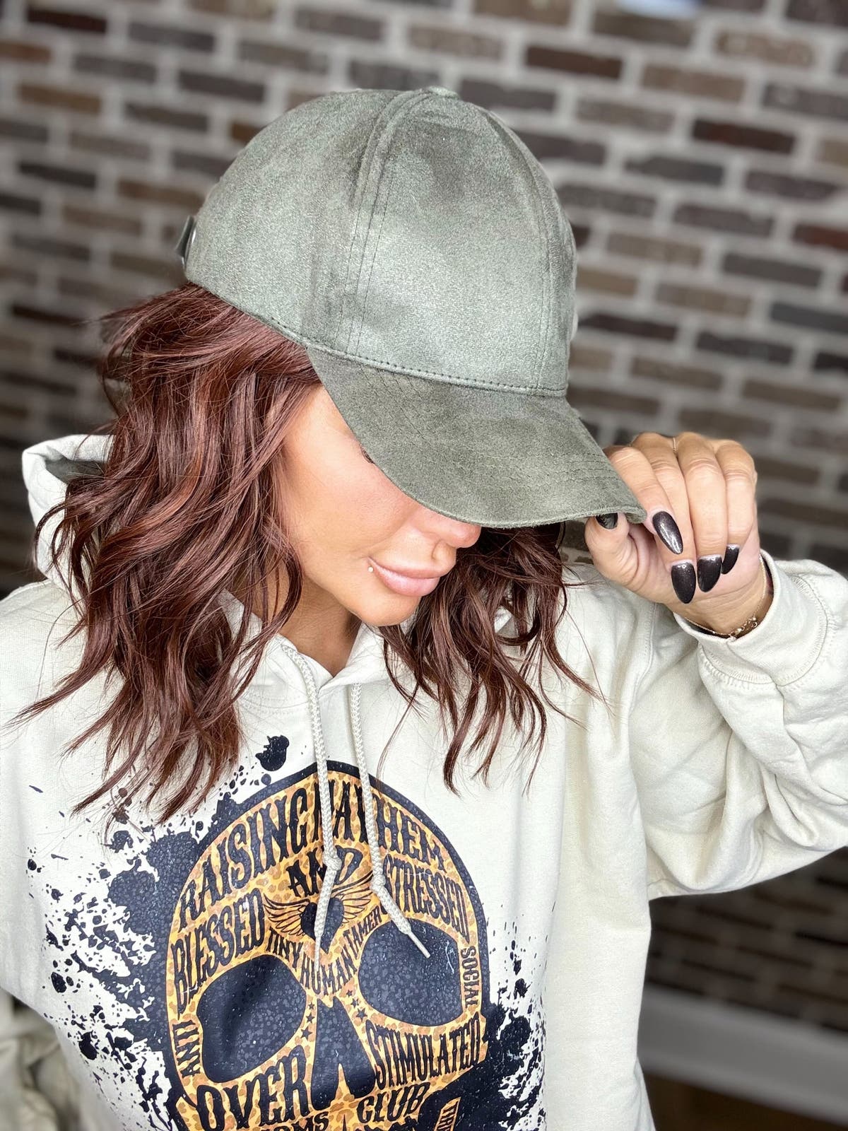 Suede Baseball Cap
