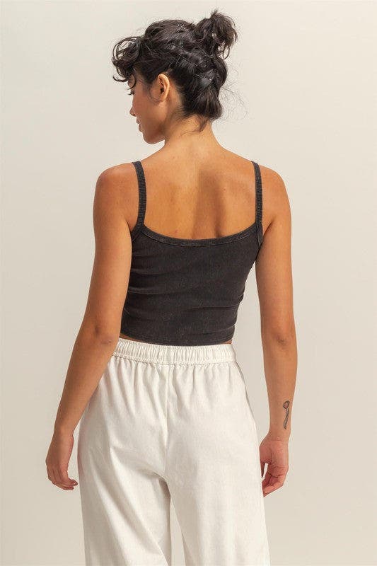 Pierce Tank Top - BLACK