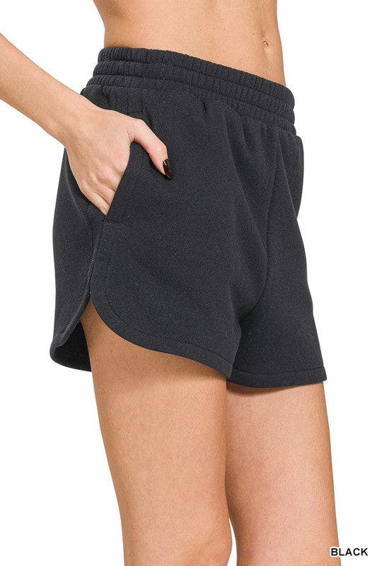 Dolphin Shorts - BLACK