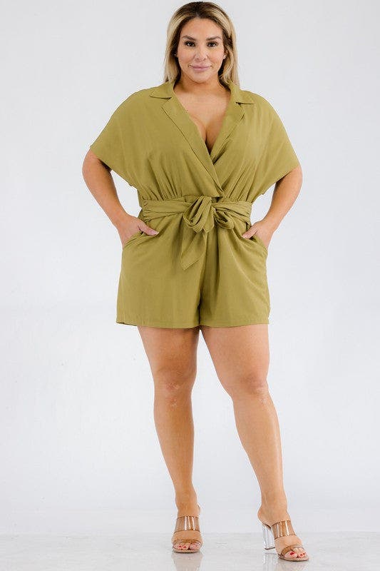 SALE* Robyn Romper-PLUS SIZE ONLY *Final Sale*