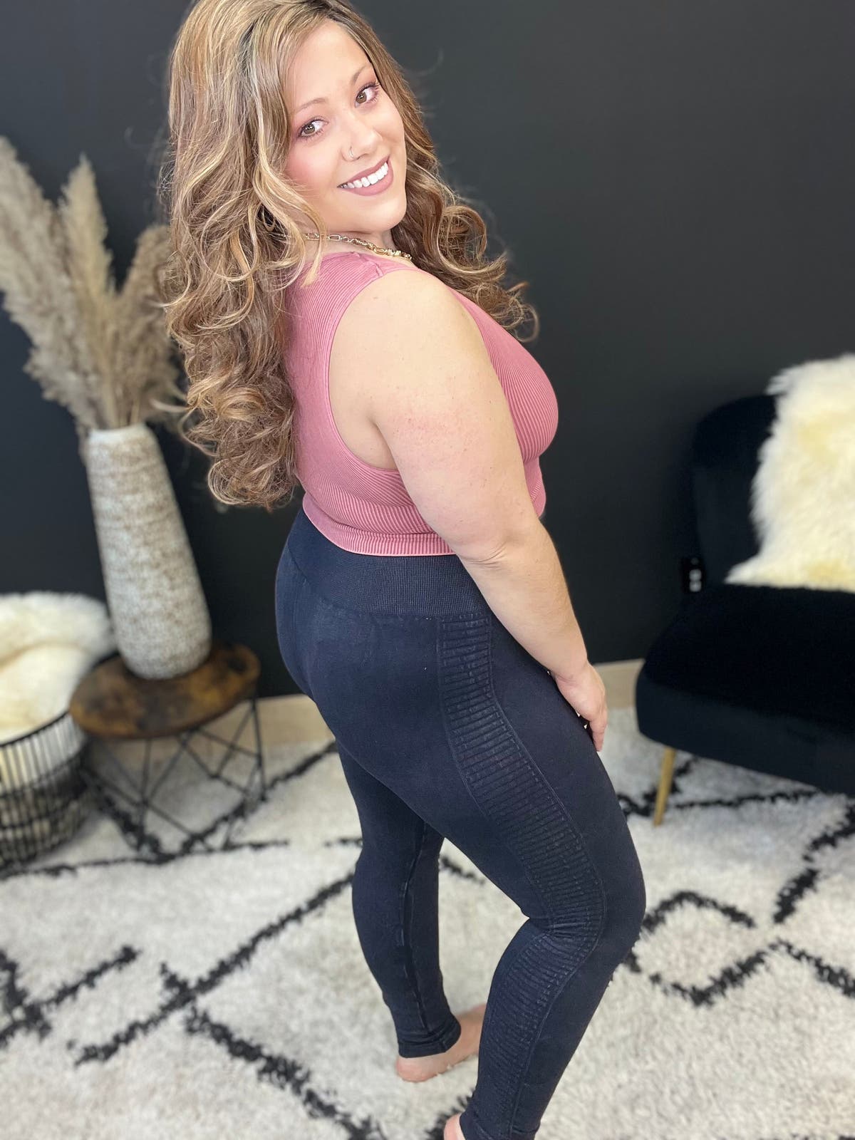 Ladder Jeggings- Plus Size ONLY