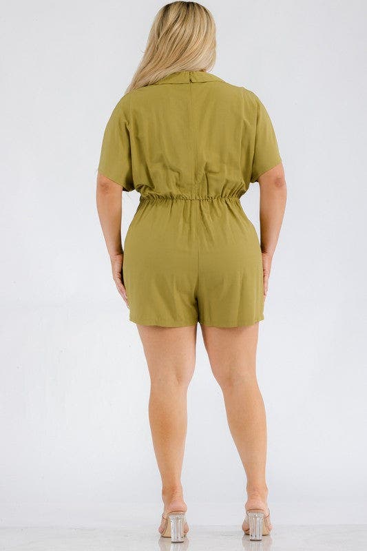 SALE* Robyn Romper-PLUS SIZE ONLY *Final Sale*