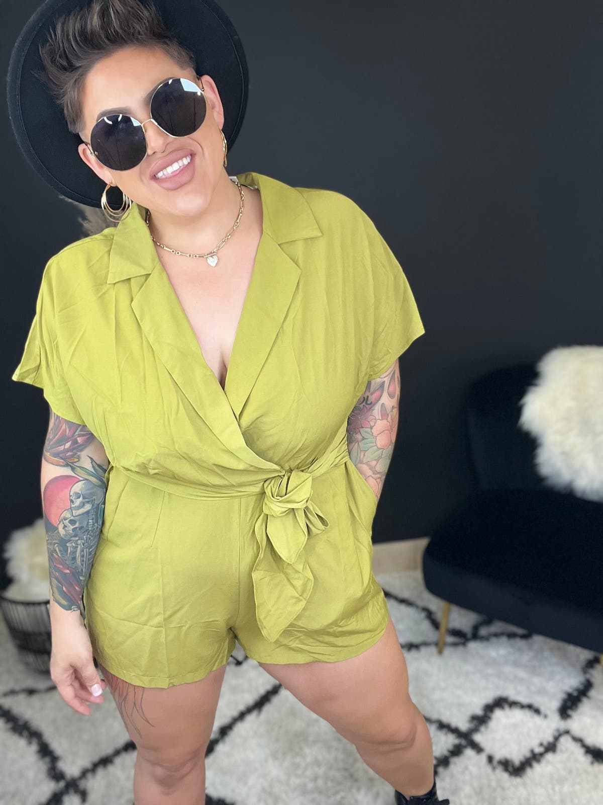 SALE* Robyn Romper-PLUS SIZE ONLY *Final Sale*