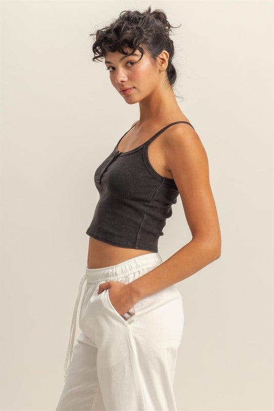 Pierce Tank Top - BLACK