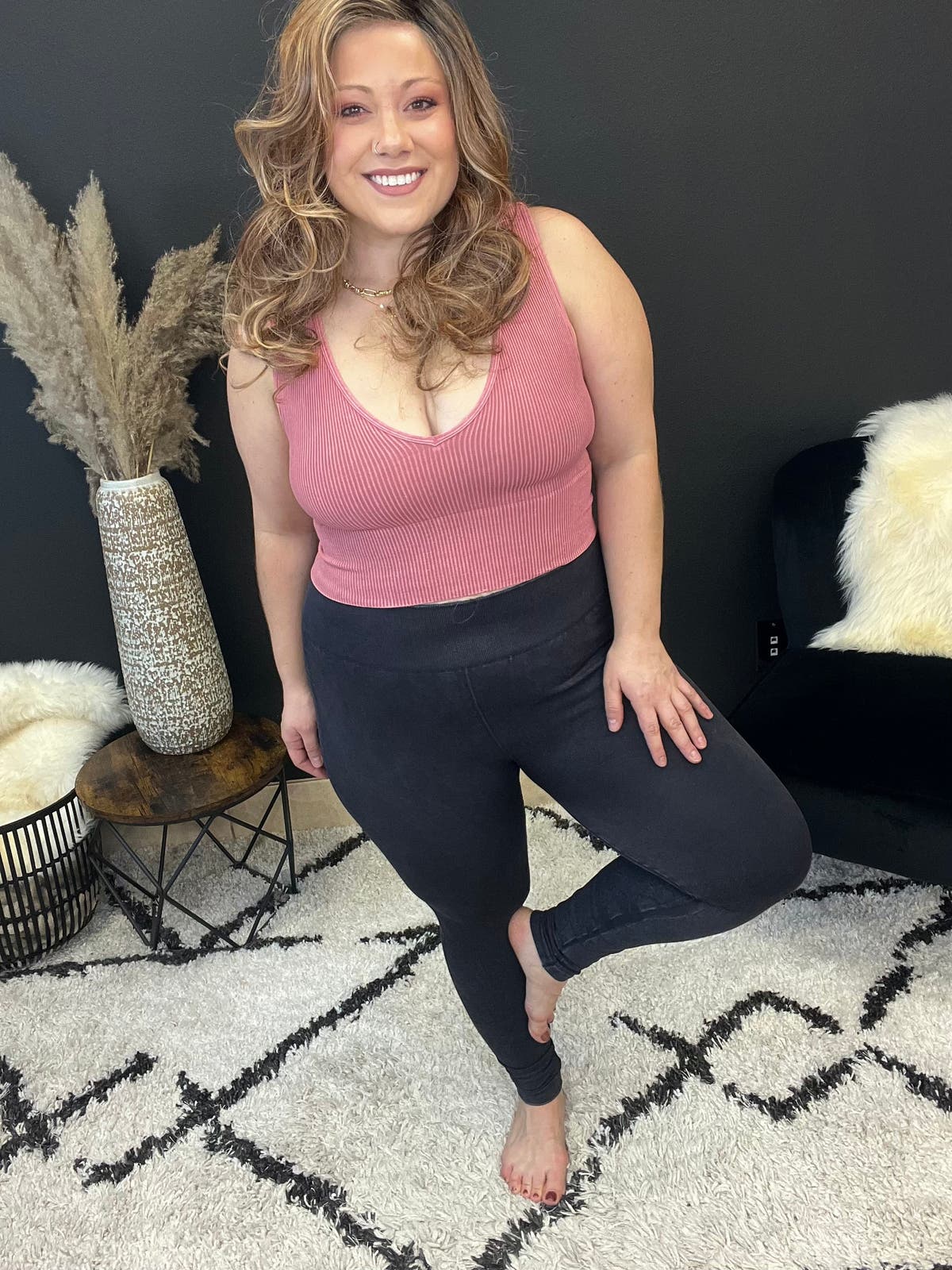 Ladder Jeggings- Plus Size ONLY