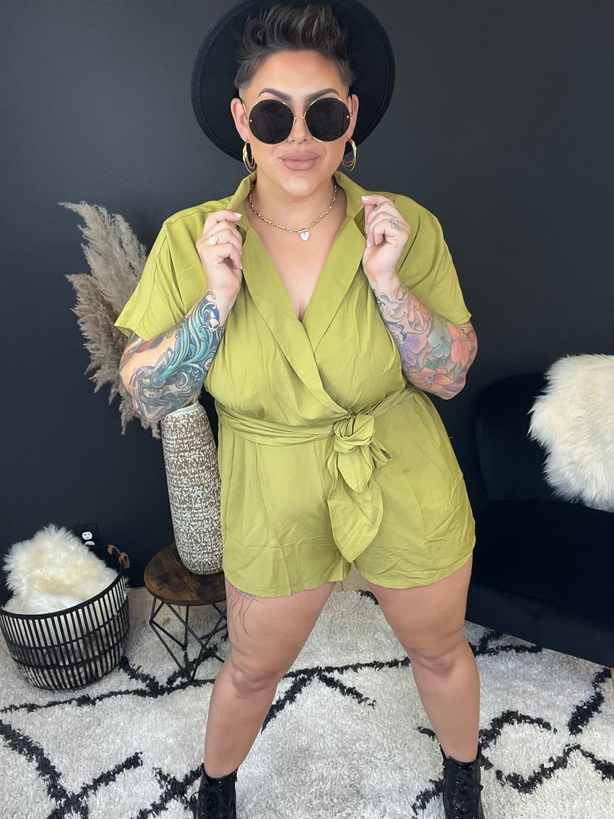 SALE* Robyn Romper-PLUS SIZE ONLY *Final Sale*