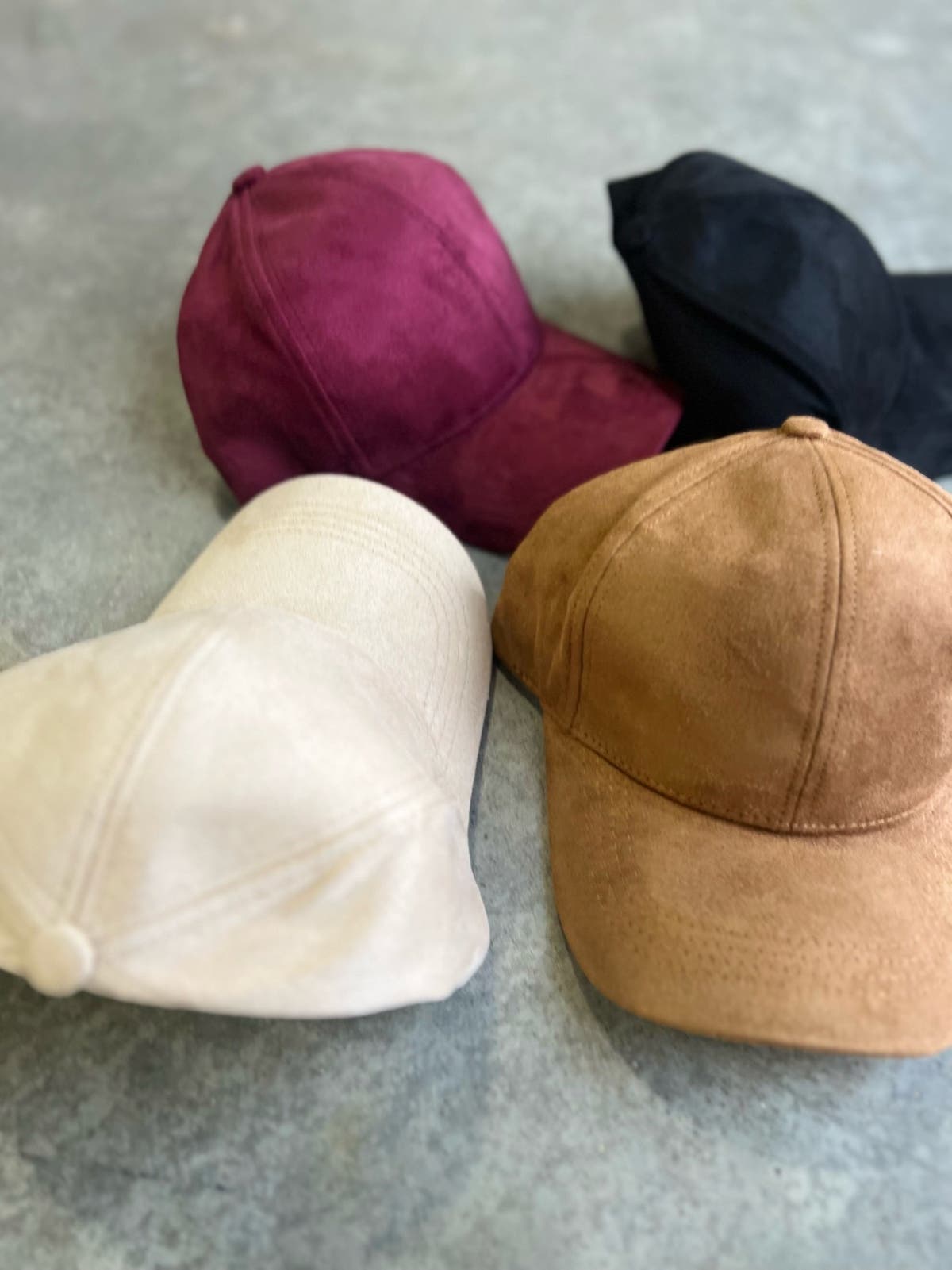 Suede Baseball Cap