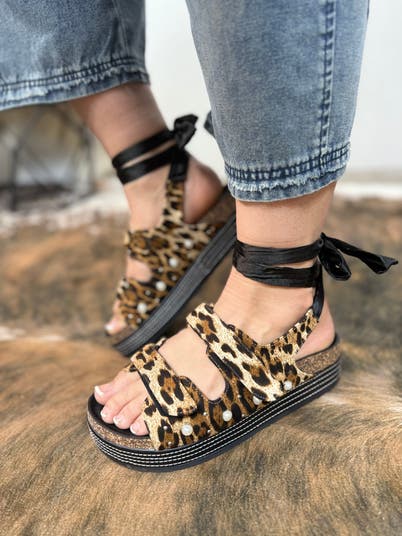 Product: Macklay Tie Up Flatfrom Sandal