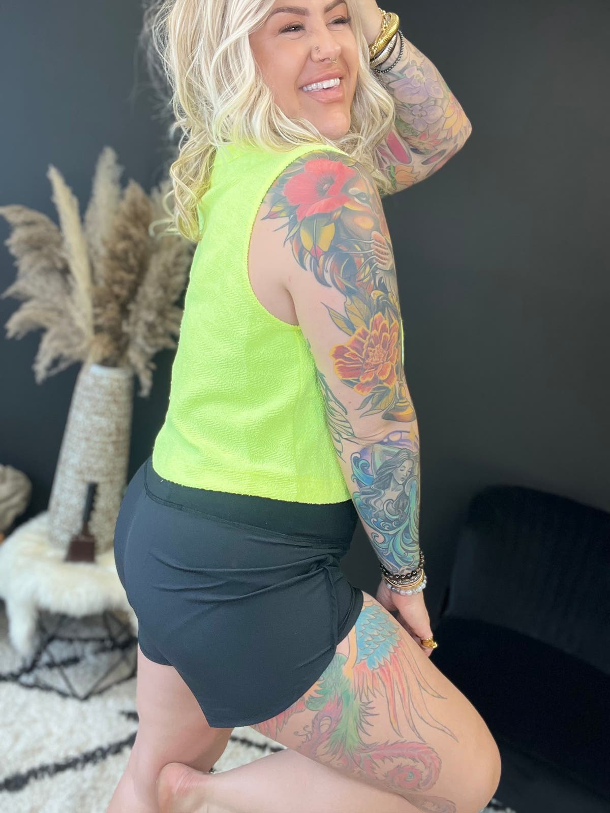 High Waist Running Shorts