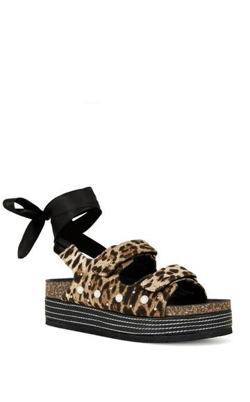 Macklay Tie Up Flatfrom Sandal