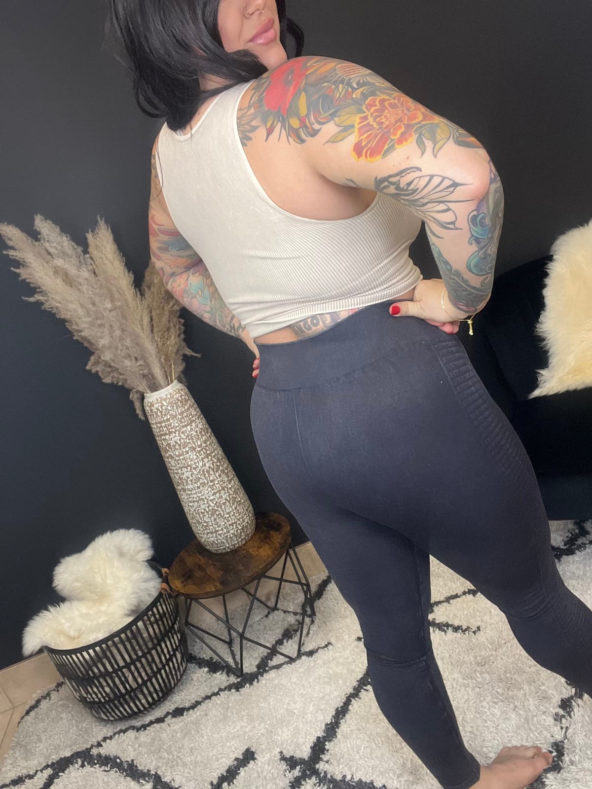 Ladder Jeggings- Plus Size ONLY