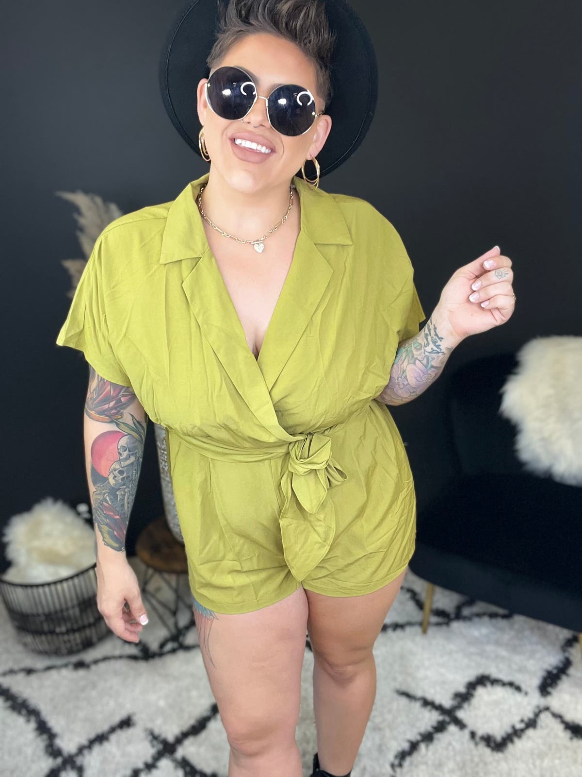 SALE* Robyn Romper-PLUS SIZE ONLY *Final Sale*