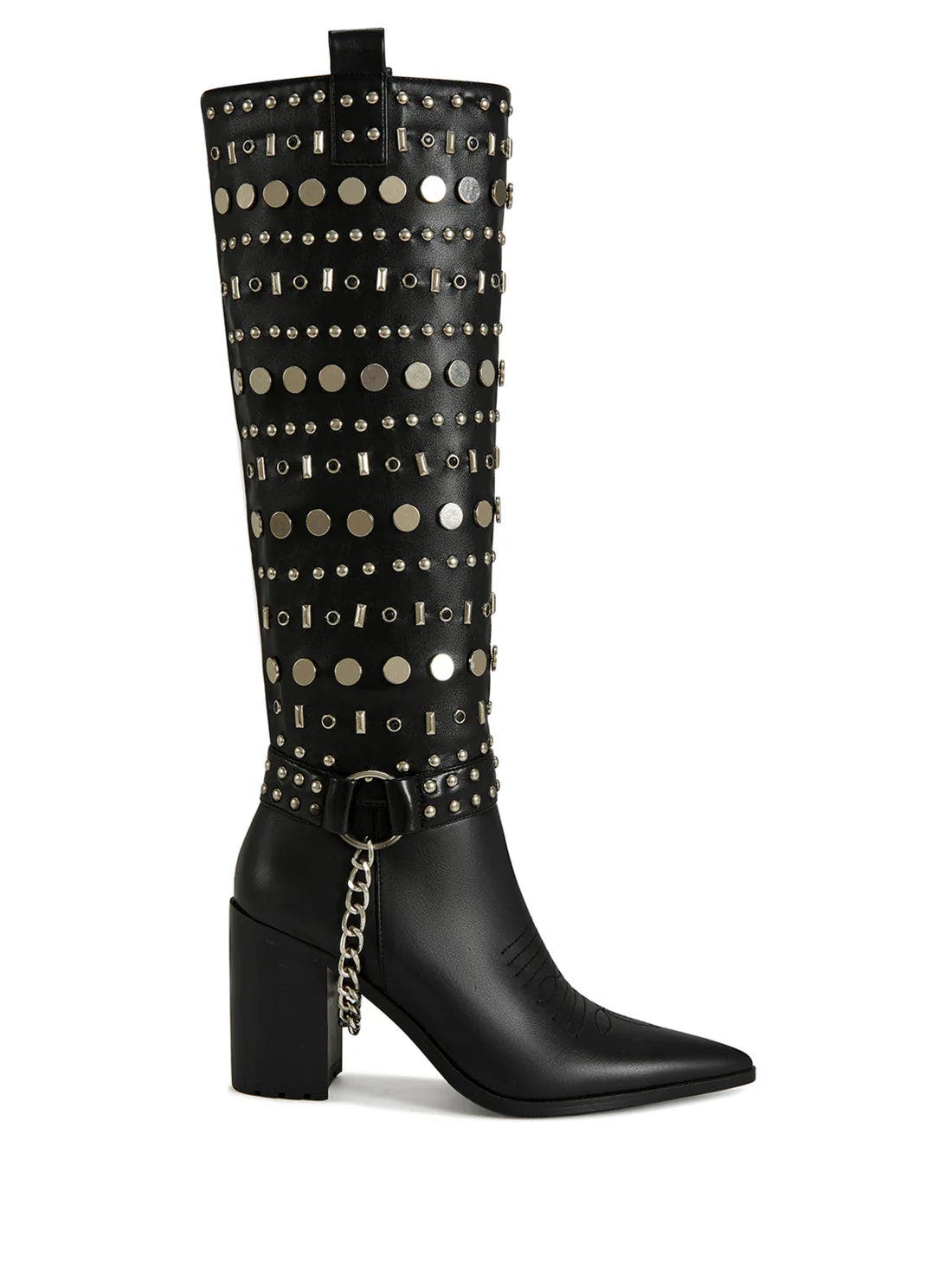 Juliette Studded Knee High Boot