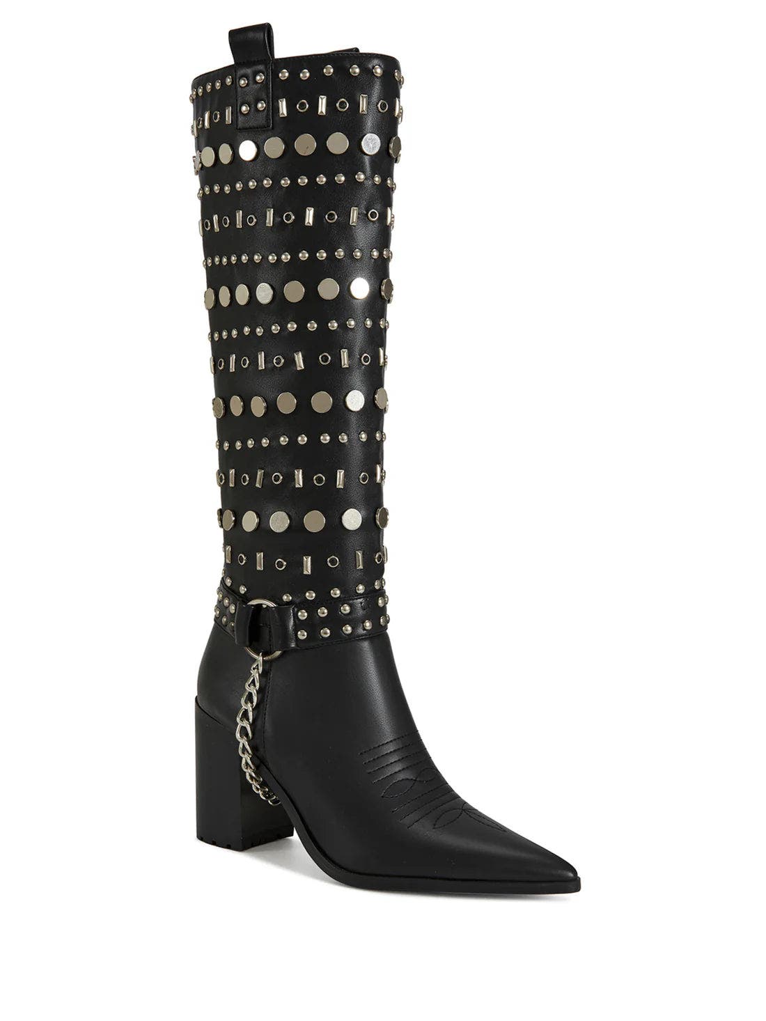 Juliette Studded Knee High Boot
