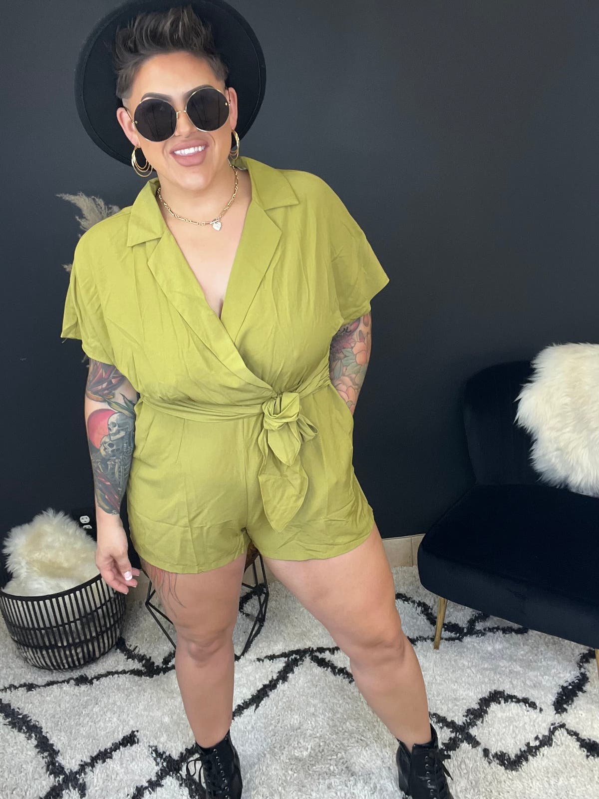 SALE* Robyn Romper-PLUS SIZE ONLY *Final Sale*
