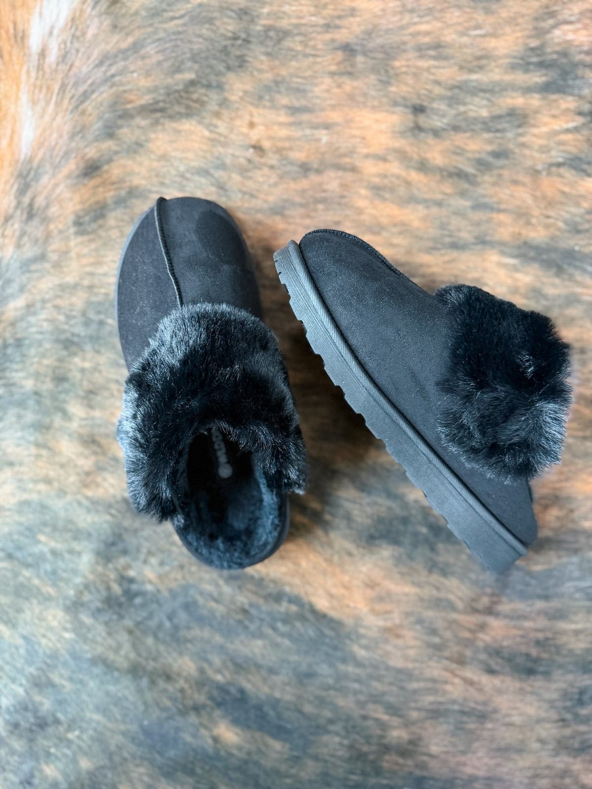 Sophia Slip-on Booties - BLACK