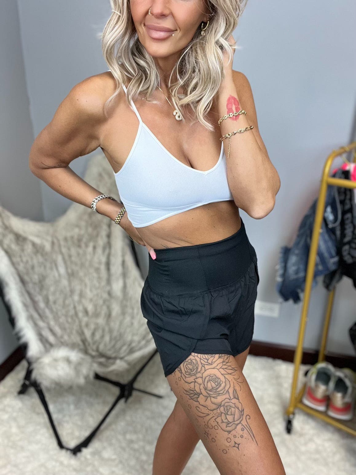 High Waist Running Shorts