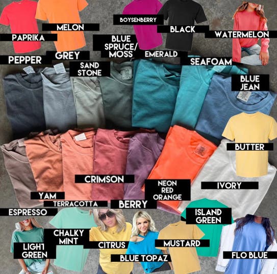 Good Times Comfort Color Graphic Top