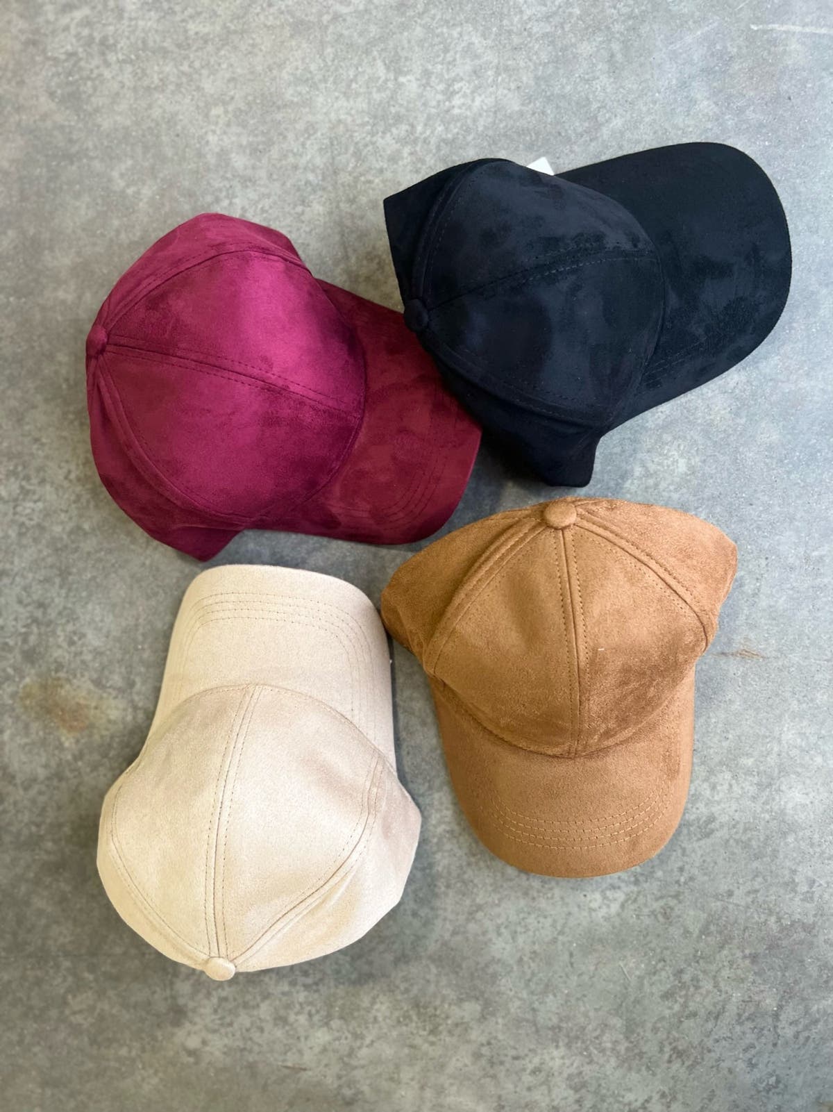 Suede Baseball Cap