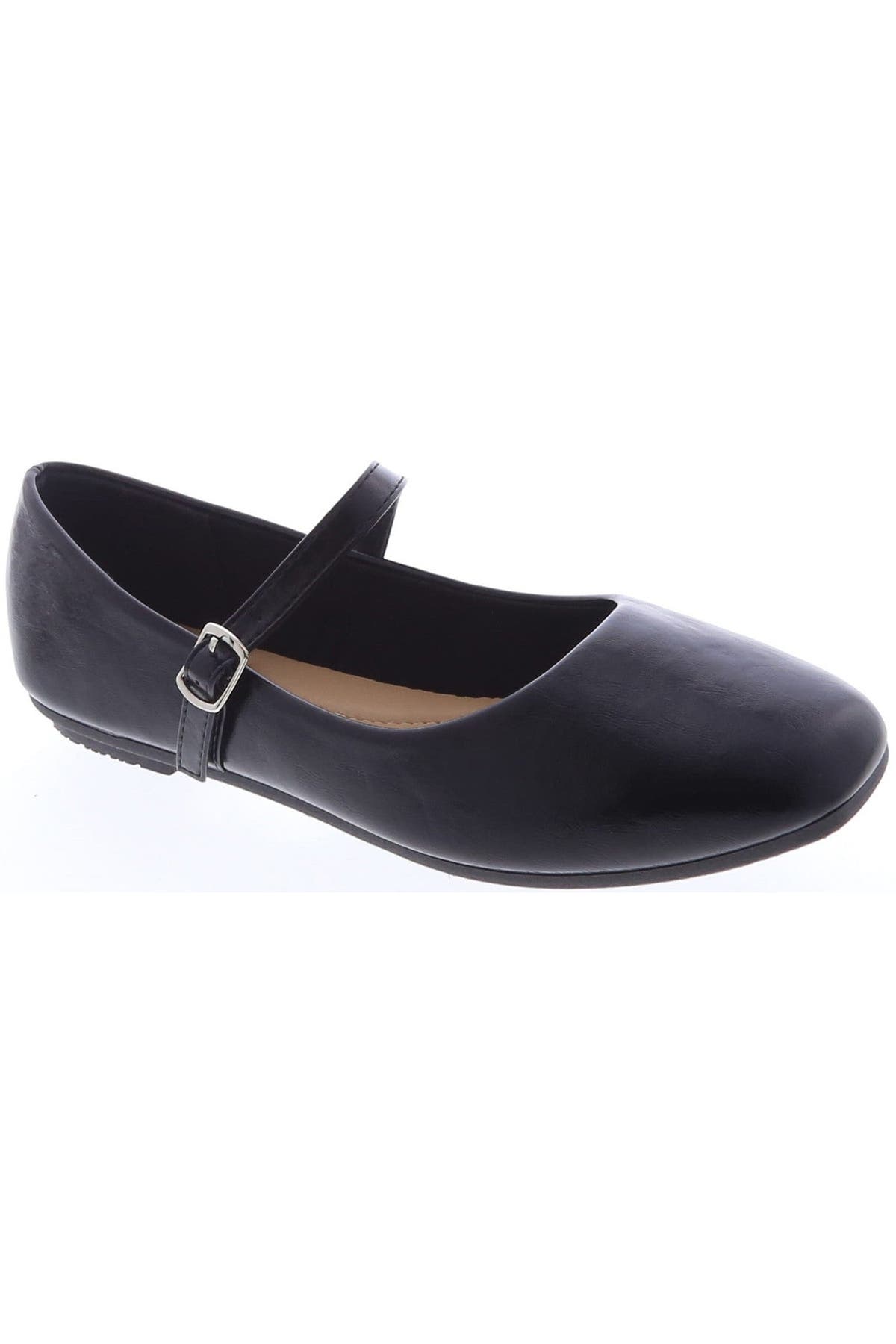 Mary Jane Ballet Flats - BLACK