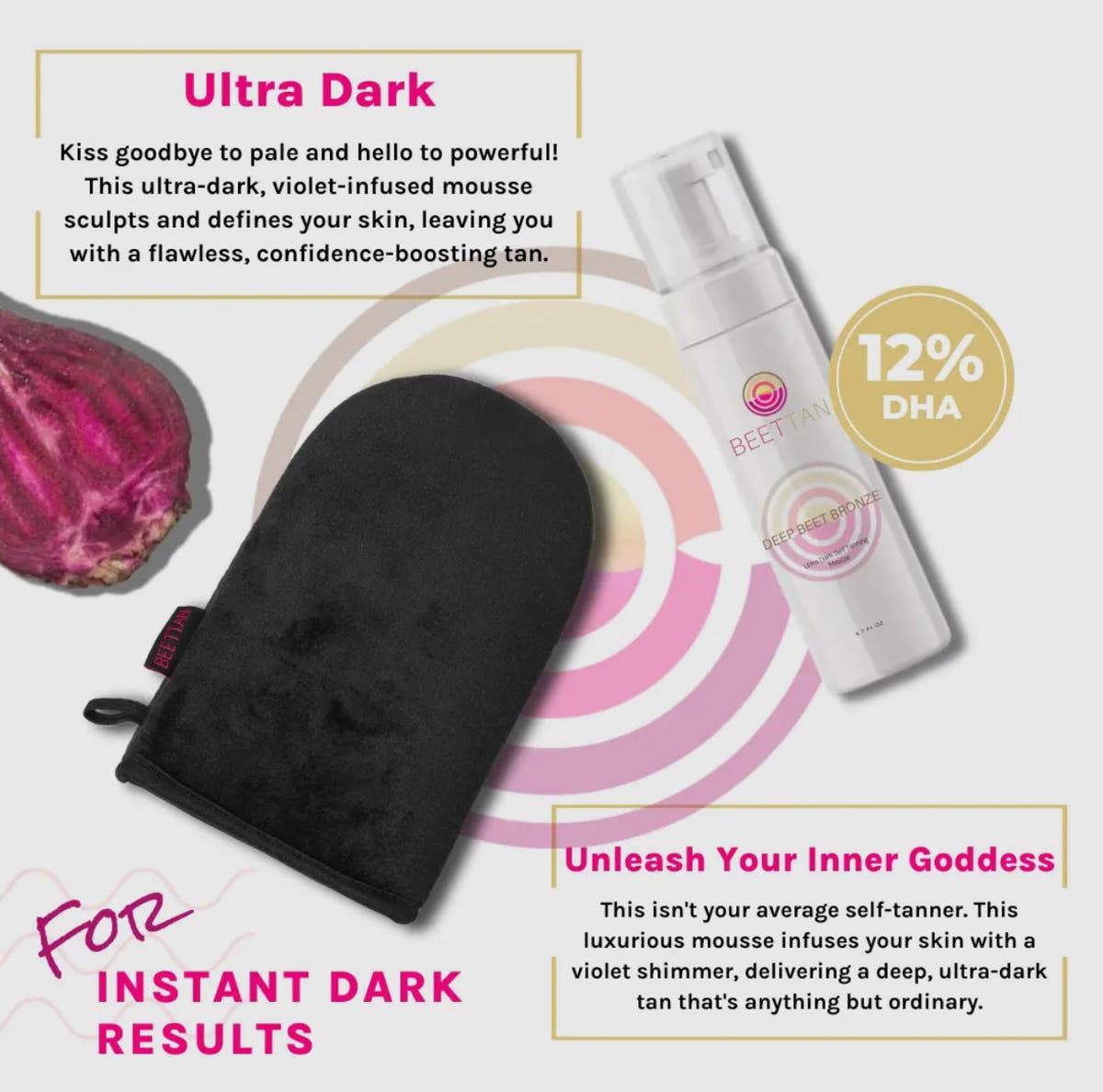 Beettan DEEP BEET Self-Tanning Mousse (Ultra-Dark)