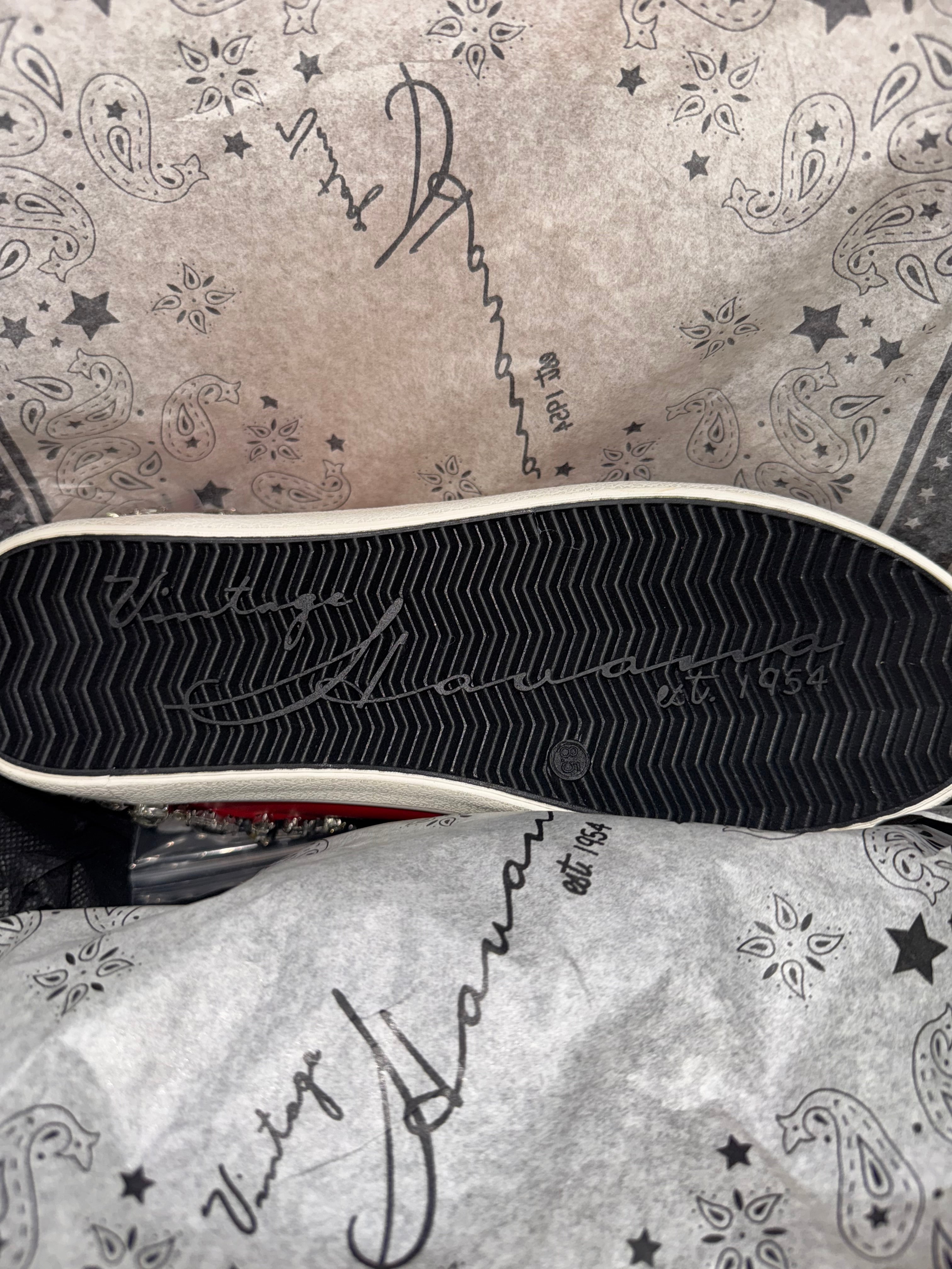 VH x WR Red Born To Shine Crystal Sneakers | Walker Rose Boutique