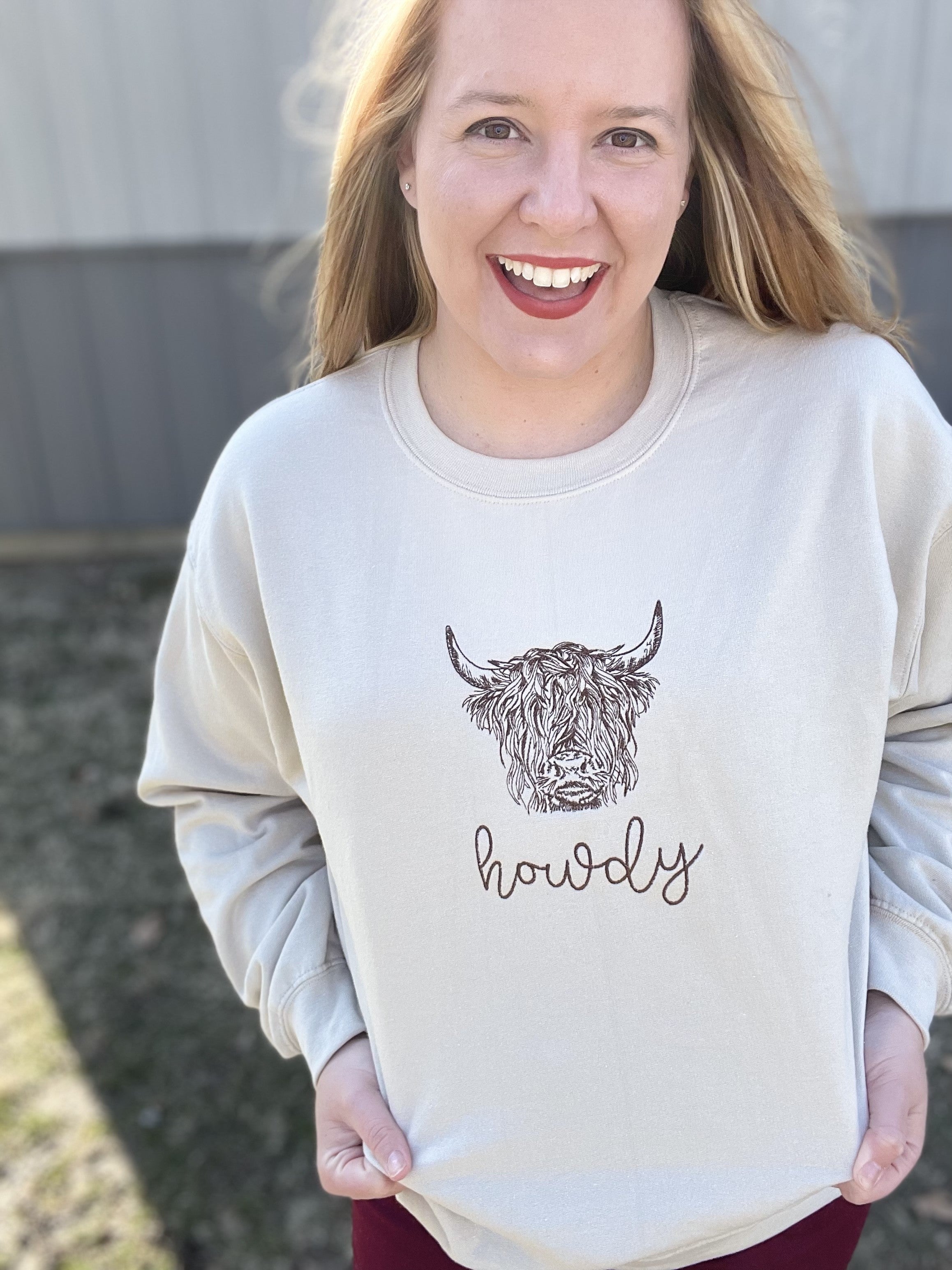 Cow sweatshirt hot sale