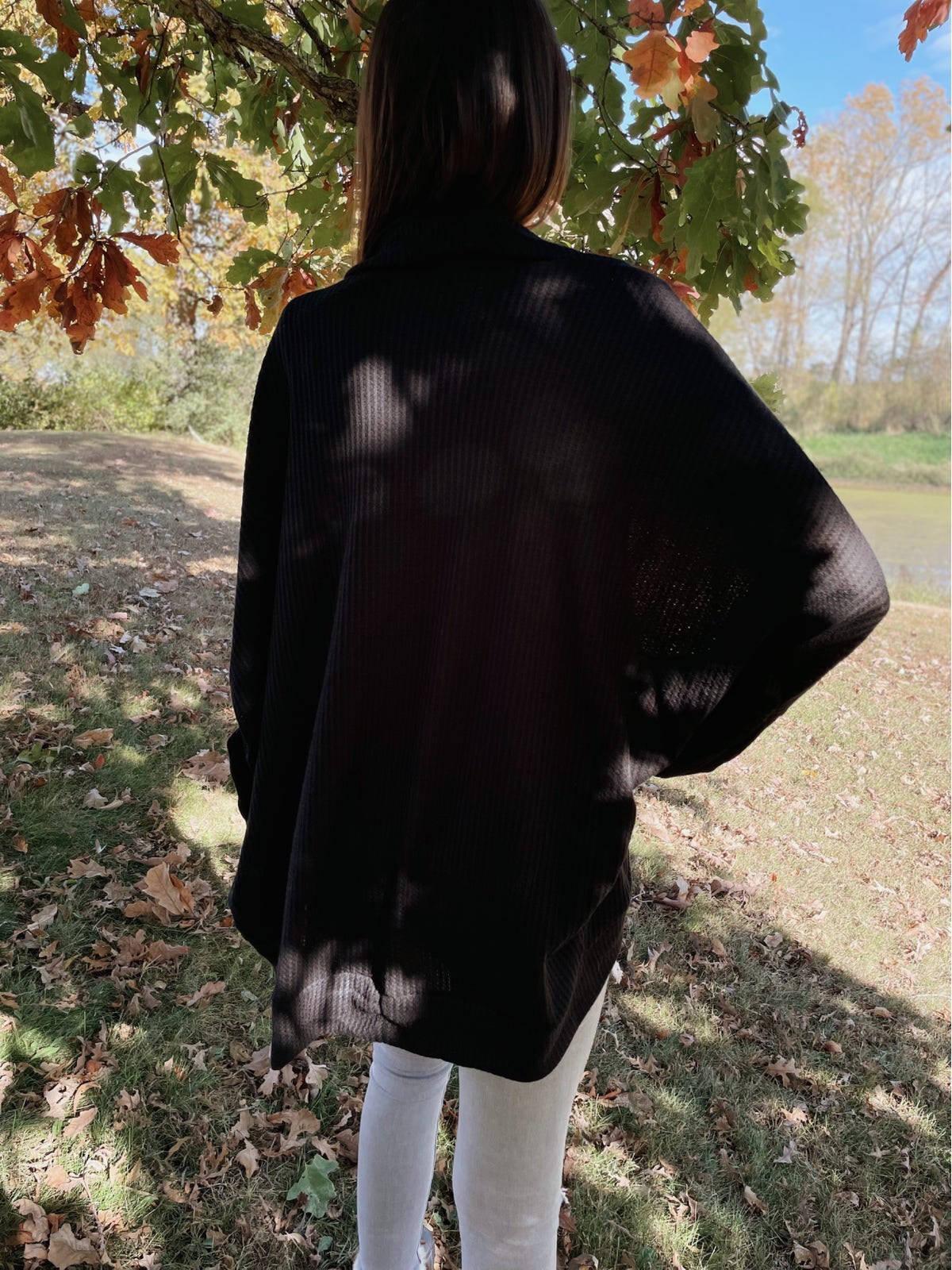 SALE - Raven Waffle Knit Cardi | Waves n Whiskey Boutique