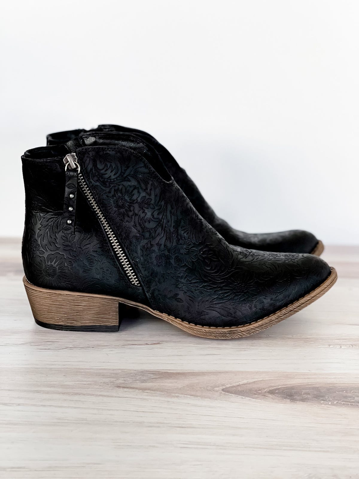 very g divine tooled bootie